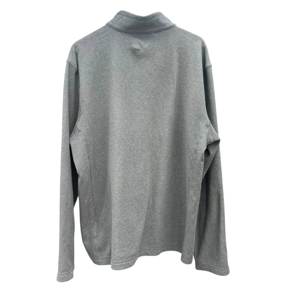 The North Face Men's Gray 1/4 Zip Fleece Pullover L Large TKA Glacier Mid-Layer